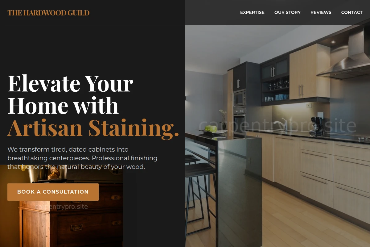 Stain Cabinetry